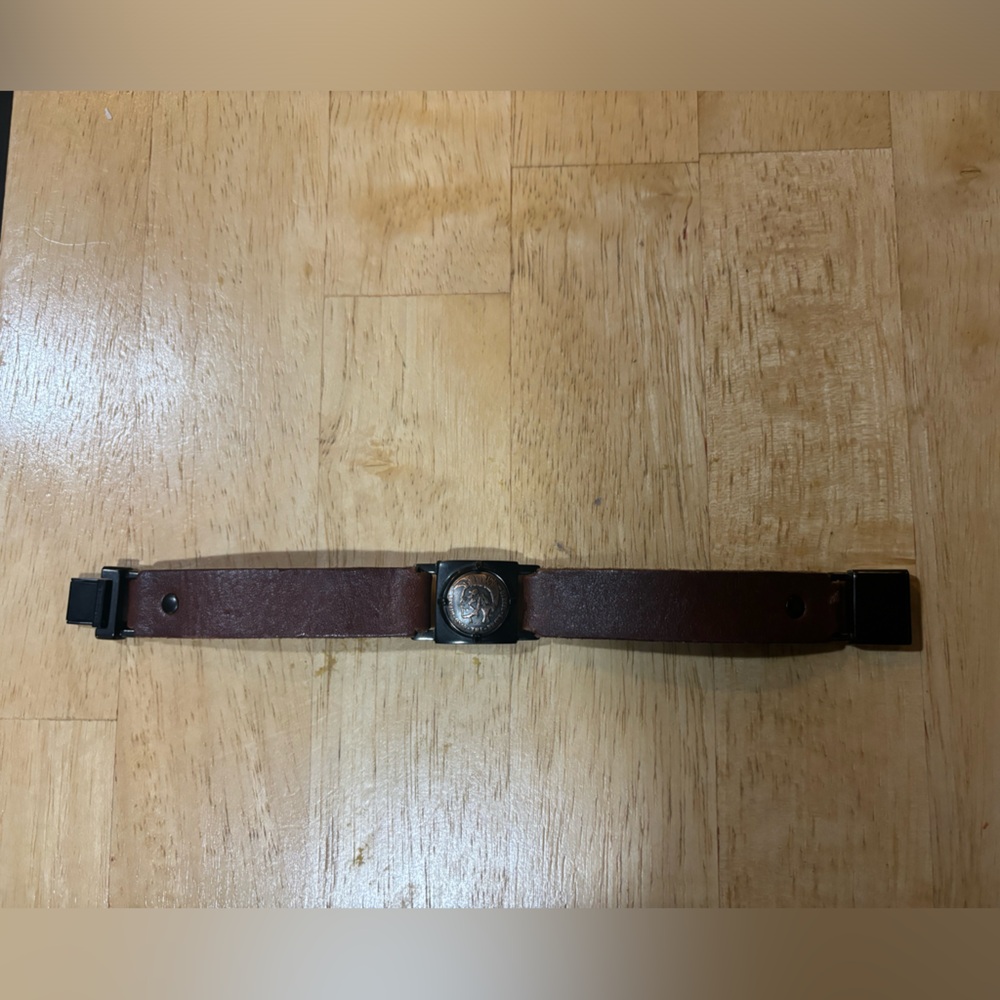 DIESEL leather bracelet